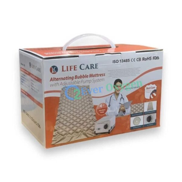 Life Care Alternating Bubble Air Mattress with Adjustable Pump System BD