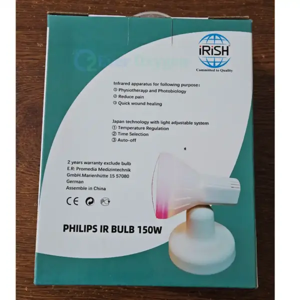IRISH Infrared Heating Lamp / IRR Lamp- 150 Watt with regulator — view 4
