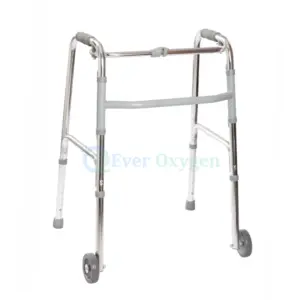 Lightweight Folding Patient Walker with Front Wheels Bangladesh