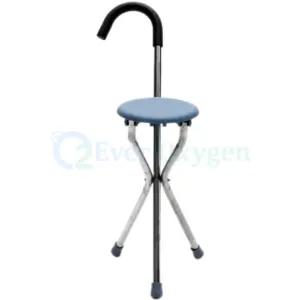 Portable Folding Walking Stick Chair Seat View Bangladesh Ever Oxygen BD