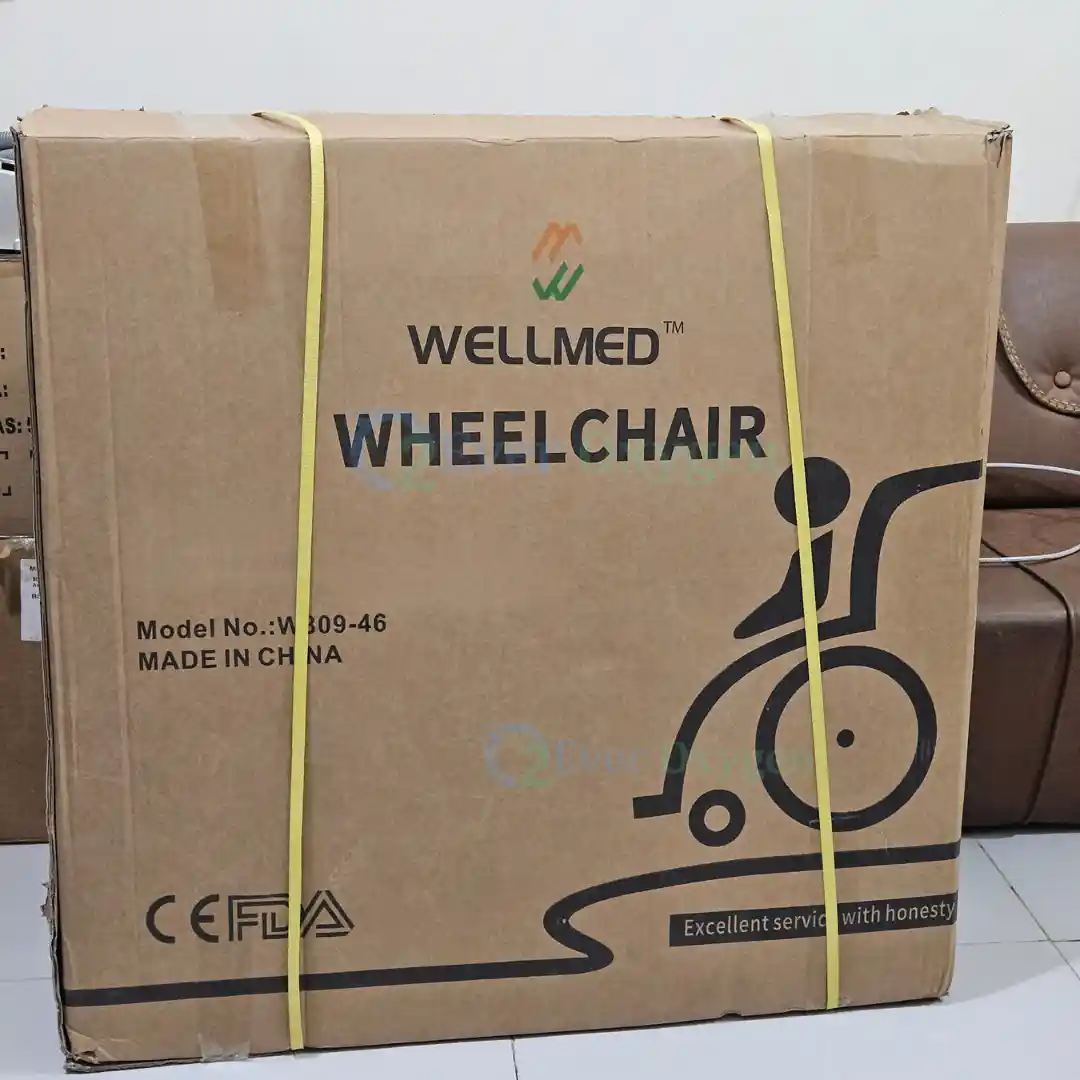 WELLMED W809-46 Manual Folding Wheelchair Price in Bangladesh (2)