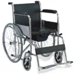 Commode Wheelchair with Slide-Out Tray | Single Seat Price in Bangladesh