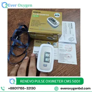 Renevo Pulse Oximeter CMS 50D1 Compact Portable Oximeter Auto Rotate Display