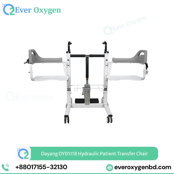 Dayang DY01118 Hydraulic Patient Transfer Chair with Commode - Ever Oxygen BD Dhaka Bangladesh
