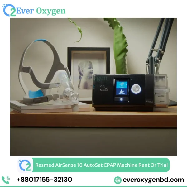 ResMed AirSense 10 AutoSet CPAP Machine Rent in Dhaka — view 3
