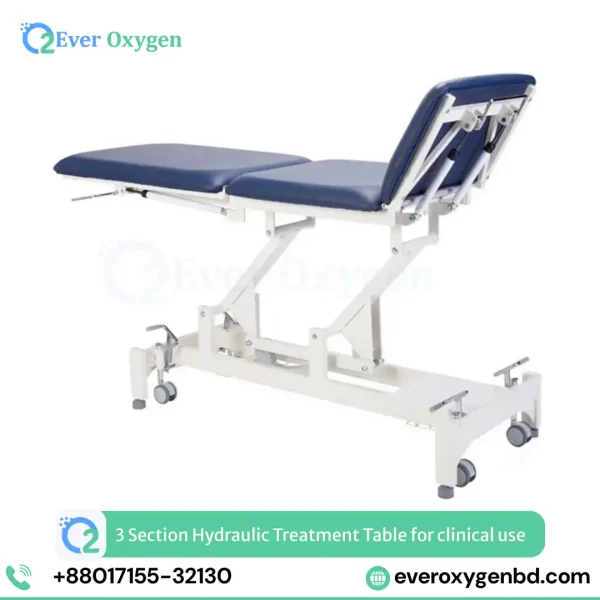 3 Section Hydraulic Treatment Table for clinical use price in bd