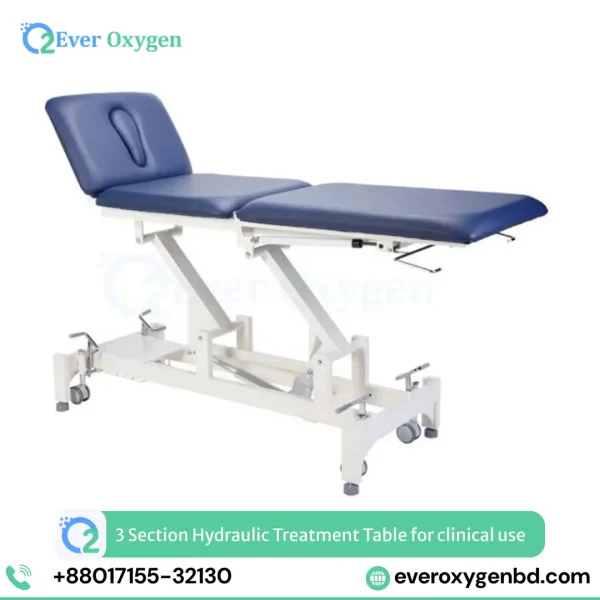 3 Section Hydraulic Treatment Table for clinical use price in bd