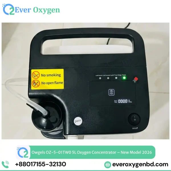 Owgels OZ-5-01TW0 5L Oxygen Concentrator – New Model 2026