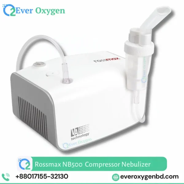 Rossmax NB500 piston compressor nebulizer - Ever Oxygen BD Dhaka